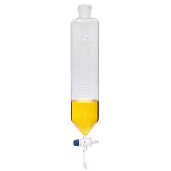 Borosil Damlatma Hunisi Silindirik 1000ml - Cam Musluklu