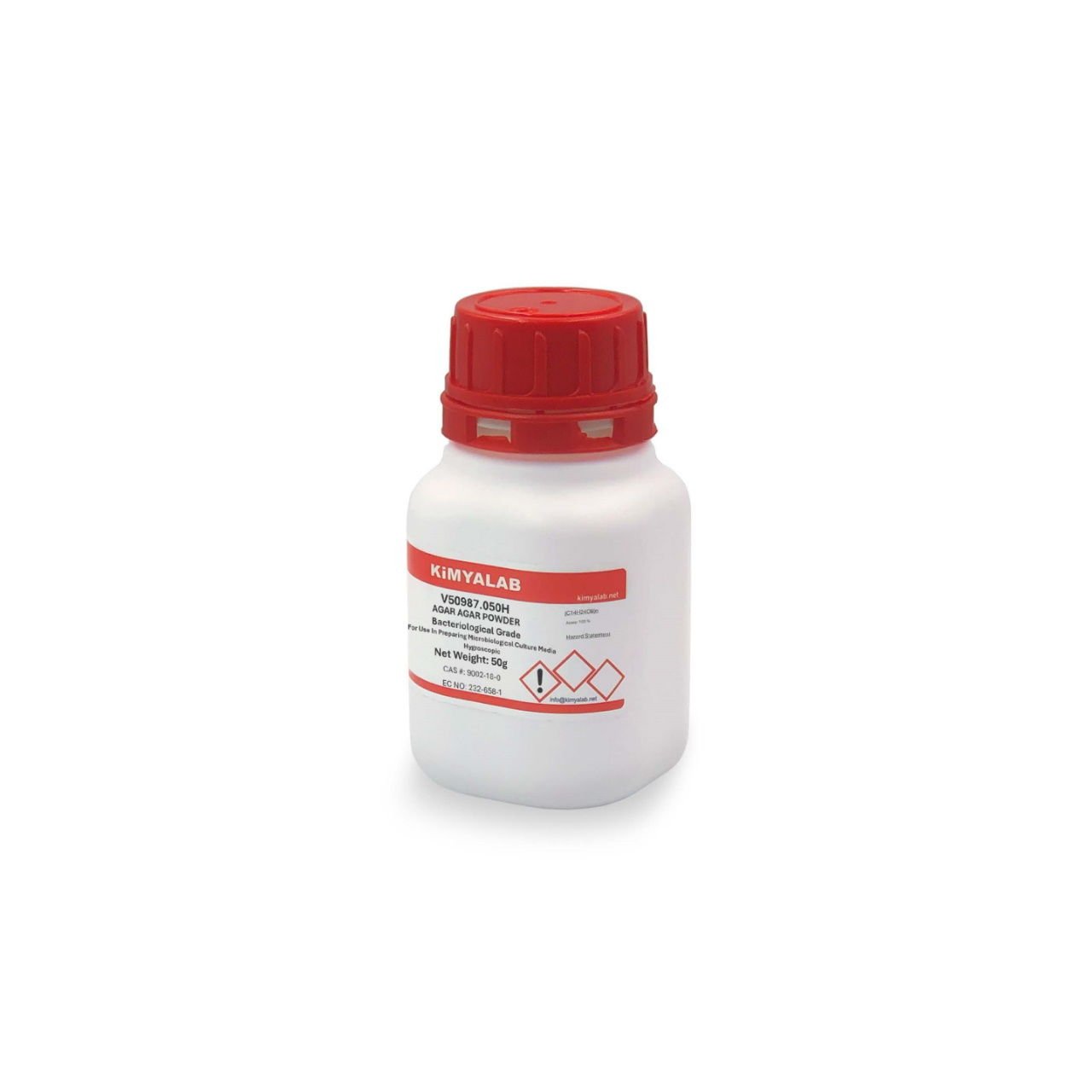 Kimyalab Agar Agar Powder 50g - Bacteriological Grade
