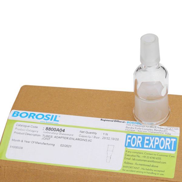 Borosil Cam Büyütme Adaptörü - Genişletme - 29/32-19/26