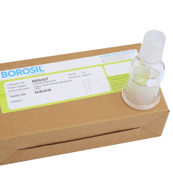 Borosil Cam Büyütme Adaptörü - Genişletme - 34/35-24/29