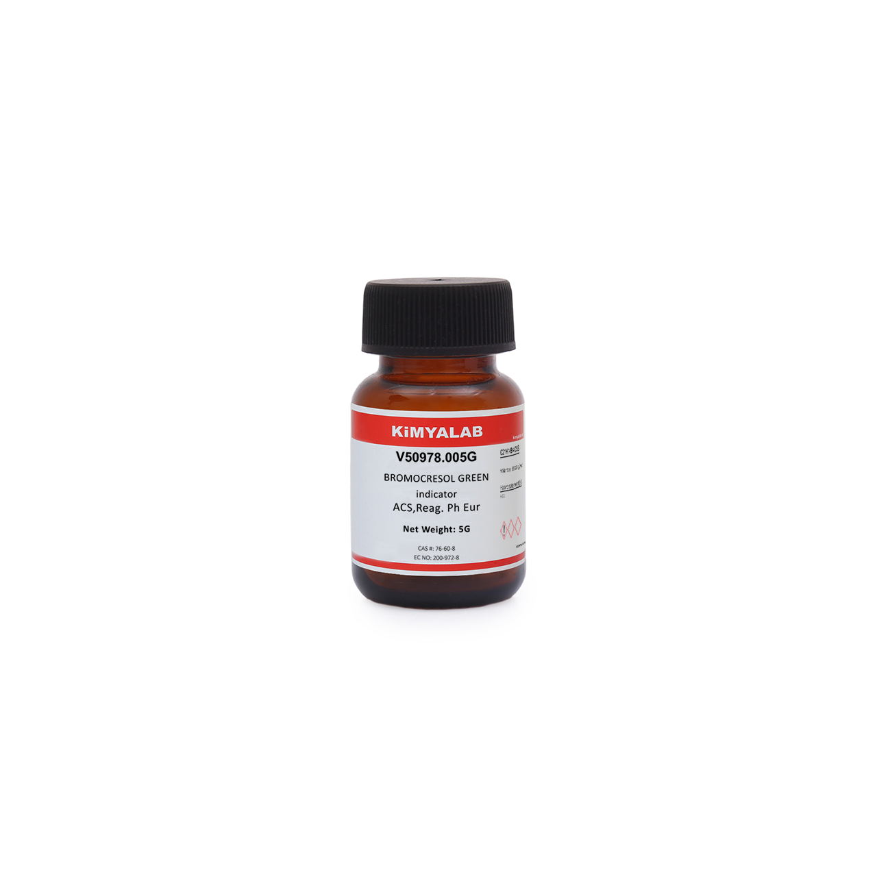 Kimyalab Brom Krezol Yeşili 5g - Bromocresol Green Indicator  - Bromokresol Yeşil