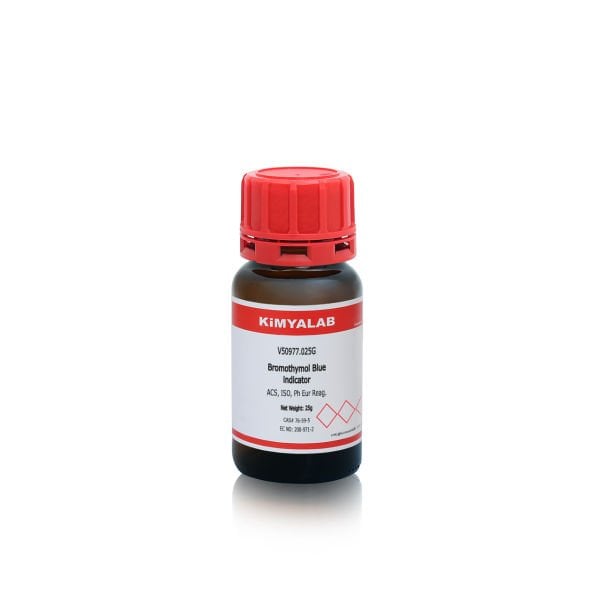 Kimyalab Brom Timol Mavisi 25g - Bromothymol Blue Indicator - Bromotimol Mavi