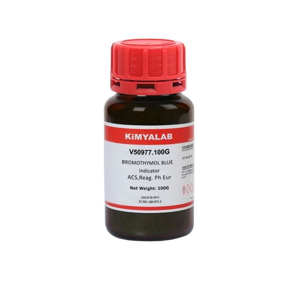 Kimyalab Brom Timol Mavisi 100g - Bromothymol Blue Indicator - Bromotimol Mavi