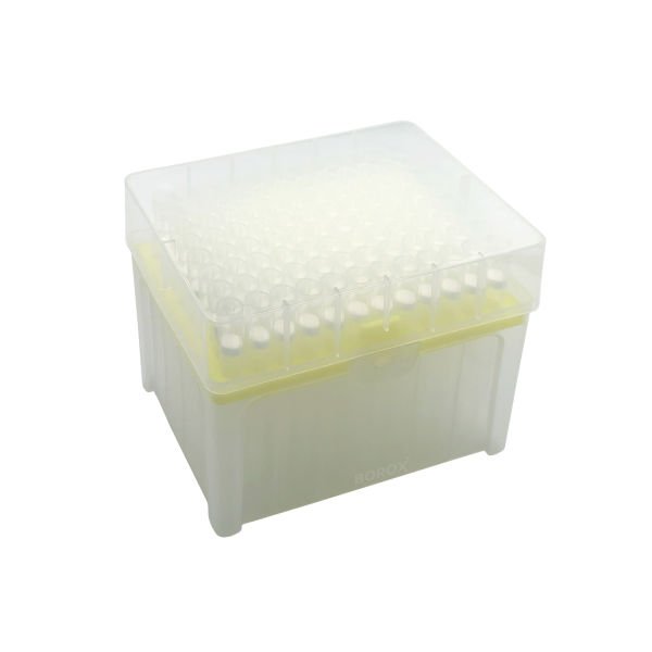 Borox Filtreli Pipet Ucu Steril 100-1000 µl - Uzun - 96 Adet-Paket