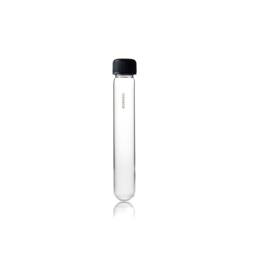 Borosil Cam Deney Tüpü 16x125 mm - Kapaklı Test Tüpü 1 Adet