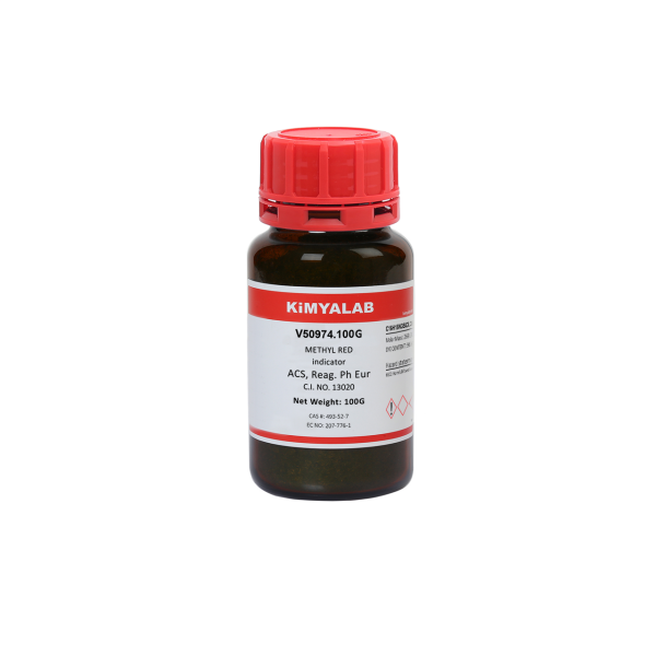 Kimyalab Metil Kırmızısı Toz 100g - Methyl Red Indicator - Analytic Grade