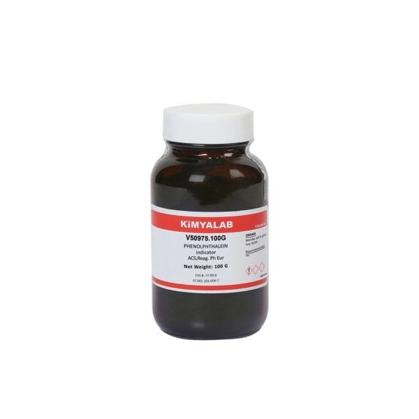 Kimyalab Fenolftalein Toz 100g - Phenolphthalein Indicator - Analytic Grade