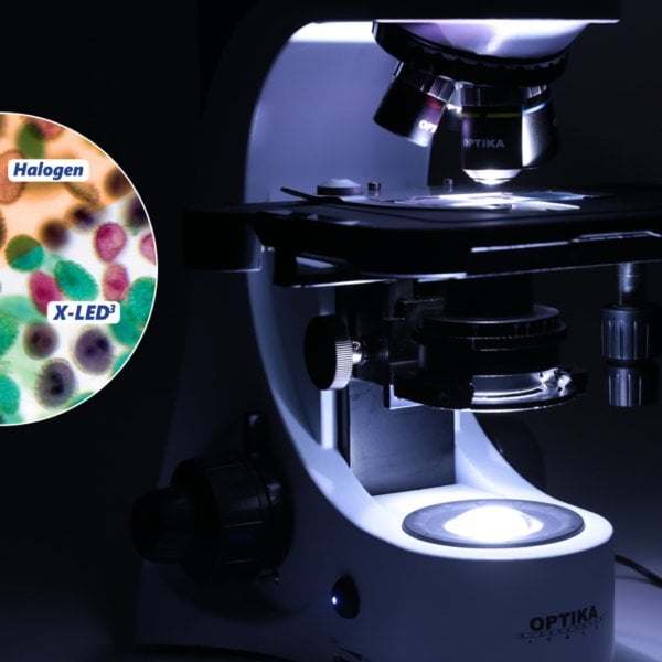 OPTIKA B-382PL-ALC Binoküler Mikroskop 1000x Büyütmeli - Otomatik Işık Kontrollü