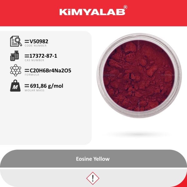 Kimyalab Eozin Sarısı 250g - Eosine Yellow For Microscopy Water Soluble