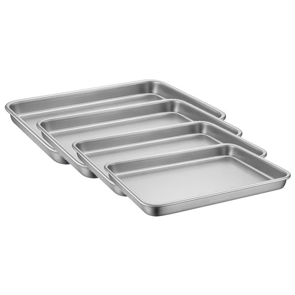 Borox Paslanmaz Çelik Laboratuvar Tepsisi 13L - Numune Taşıma Tepsisi - Numune Kabı - Tray