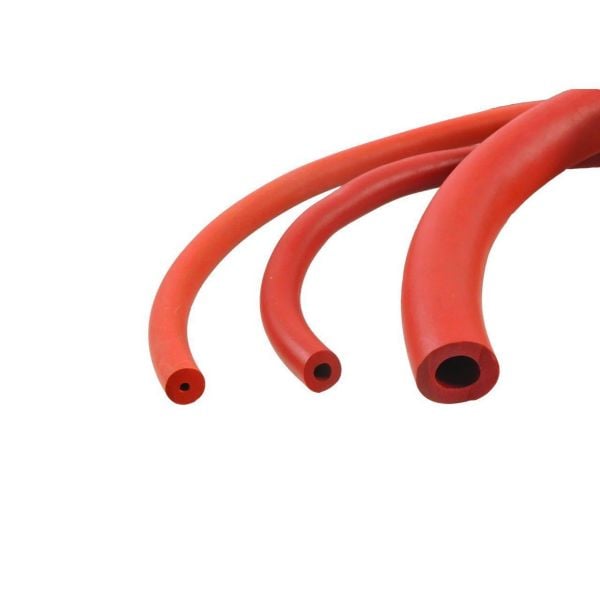 Borox Kauçuk Hortum 10x14 mm - Kırmızı 1 Metre - Rubber Tubing Red