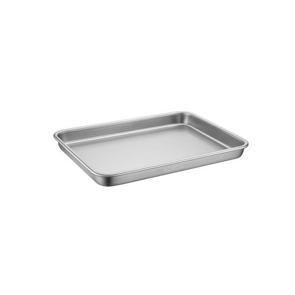 Borox Paslanmaz Çelik Laboratuvar Tepsisi 10L - Numune Taşıma Tepsisi - Numune Kabı - Tray
