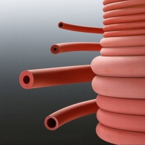Borox Kauçuk Hortum 10x14 mm - Kırmızı 1 Metre - Rubber Tubing Red