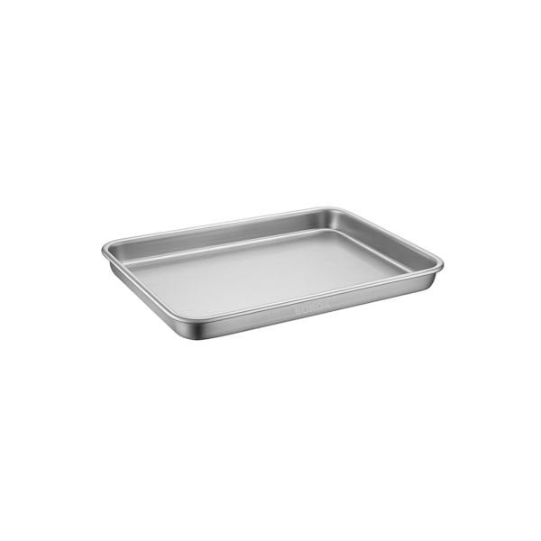 Borox Paslanmaz Çelik Laboratuvar Tepsisi 7L - Numune Taşıma Tepsisi - Numune Kabı - Tray
