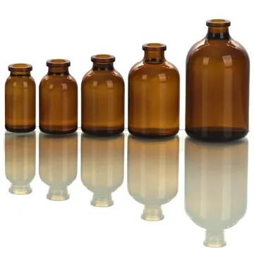 Borox Mantar Tıpalı Amber Cam Şişe - Mini Küçük Şişe 10 ml - Tıpalı Küçük Şişe 100 Adet/Paket