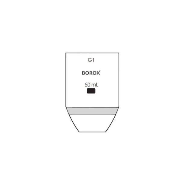 Borox Gooch Kroze 50 ml Por. 3 - Cam Sinter Filtreli Kroze