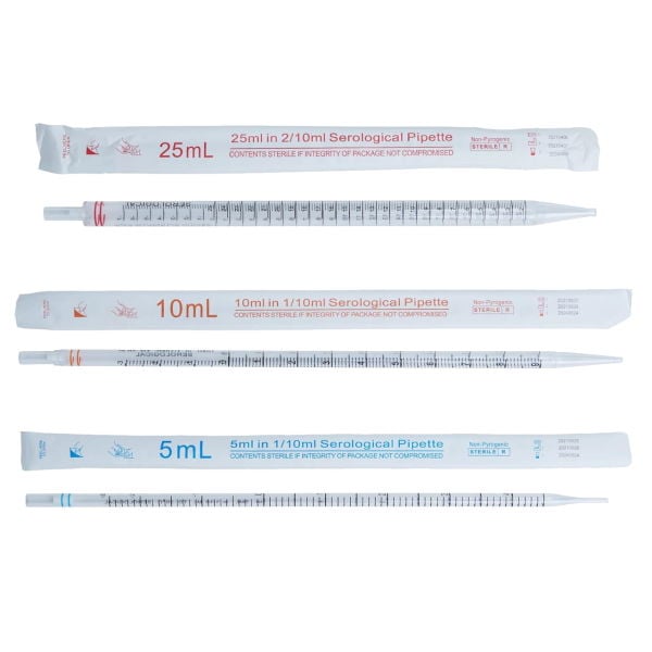 Serolojik Pipet 50ml - Steril Tek Kullanımlık 100Adet/Koli Toptan