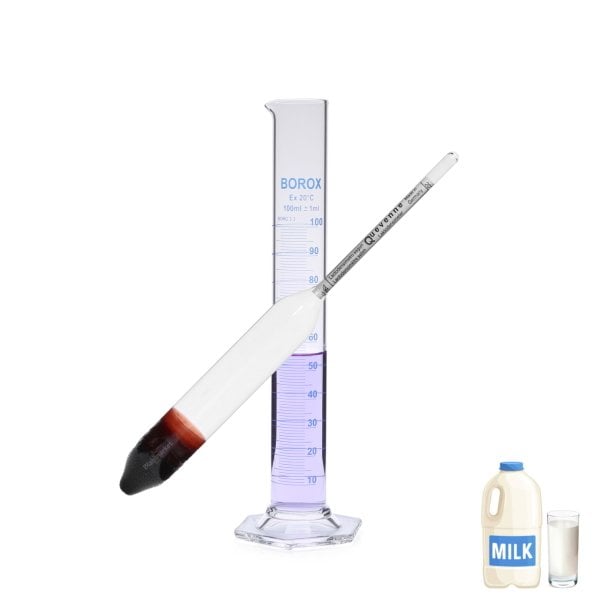 Greinorm Laktodansimetre Süt Ölçer Laktometre + 100 ml Mezür
