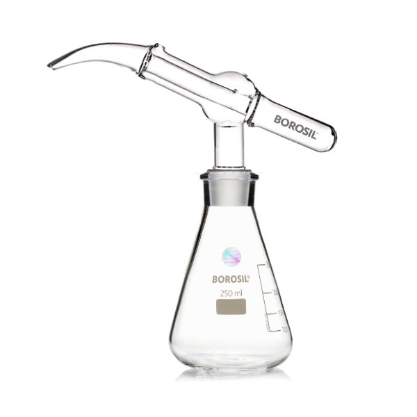 Borosil Cam Otomatik Pipet 5 ml Dispenser - 100 ml Erlen Set