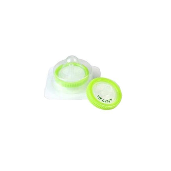 Borox Polietersülfon Şırınga Filtre - Steril 0.22µm - PES Syringe Filter - Yeşil - 50 Adet