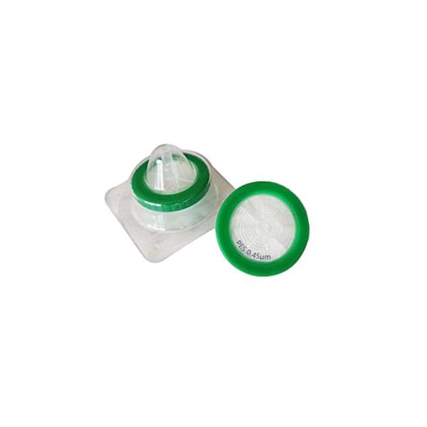 Borox Polietersülfon Şırınga Filtre - Steril 0.45µm - PES Syringe Filter - Yeşil - 50 Adet