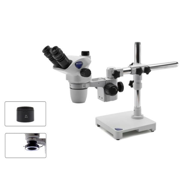 OPTIKA SZX Serisi Trinoküler Stereo Mikroskop 90x Büyütme - Stereo Zoom Mikroskobu