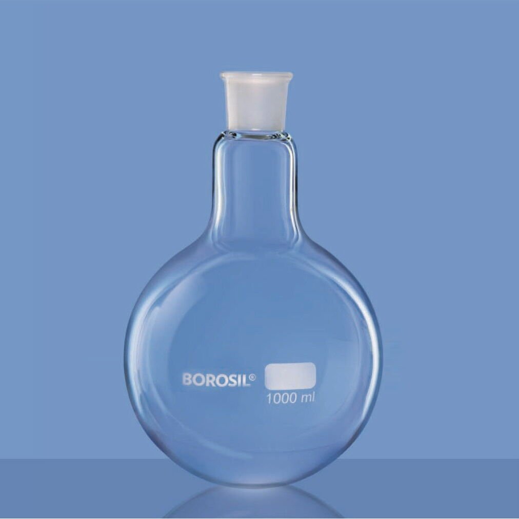 Cam Balon 1000 ml - Şilifli - Yuvarlak Tabanlı - 24/29