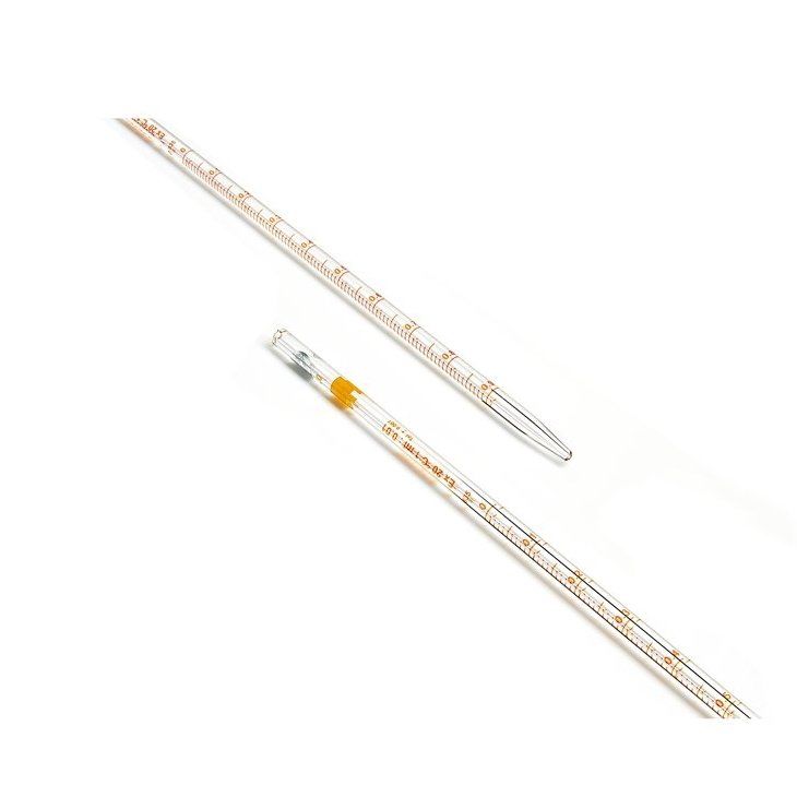 Borosil Cam Dereceli Pipet 1 ml - Serolojik Pipet - Class A