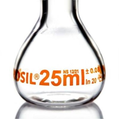 Borosil Cam Balon Joje 25 ml - Plastik Tıpalı