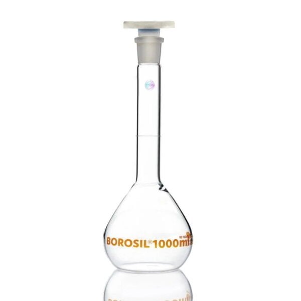 Borosil Cam Balon Joje 1000 ml - Plastik Tıpalı