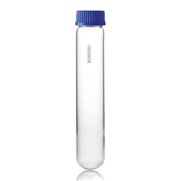 Borosil Cam Deney Tüpü 38x200 mm - Kapaklı Test Tüpü 1 Adet