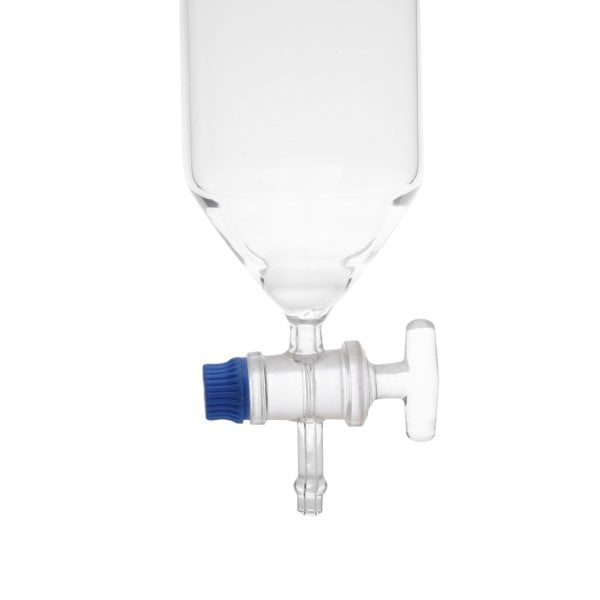 Borosil Gaz Numune Alma Kabı 500 ml - Musluklu Cam Tüp