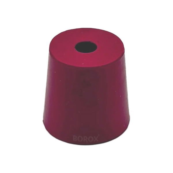 Borox Kauçuk Tıpa Delikli No 6 - 20x24,5x24mm - 5Adet