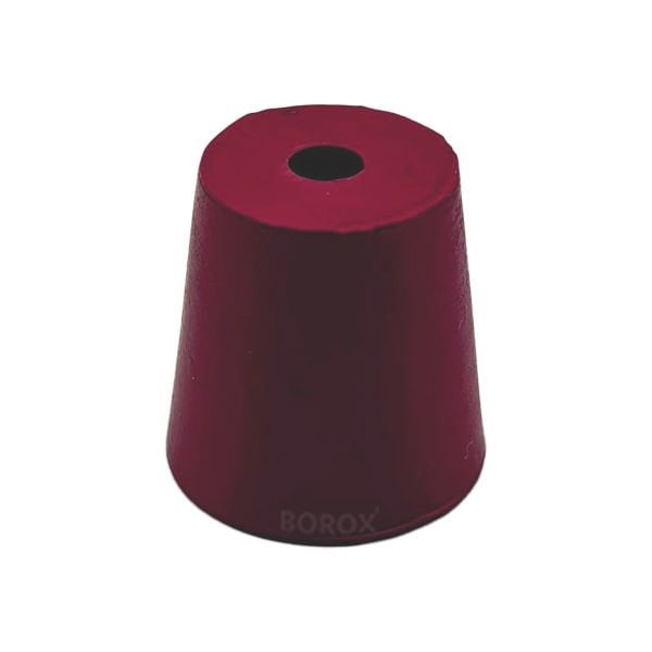 Borox Kauçuk Tıpa Delikli No 8 - 21x26,5x27,5mm - 5Adet