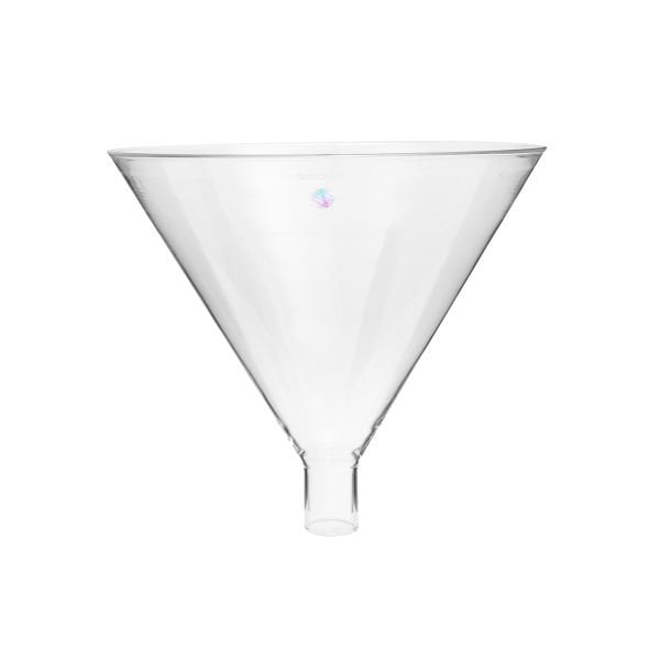 Borosil Cam Huni 250 mm - Geniş Ağızlı Huni - Toz Hunisi