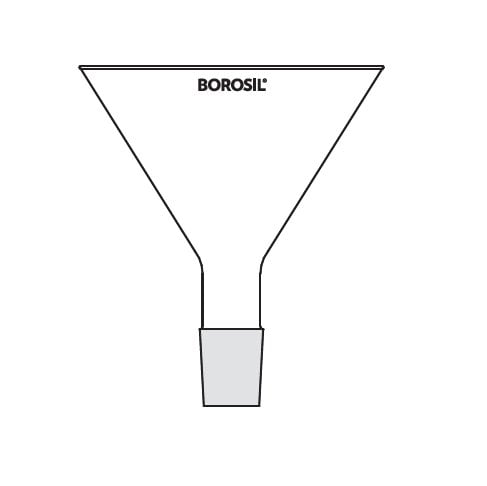 Borosil Cam Huni 150 mm - Geniş Ağızlı Huni - 29/32 Şilifli