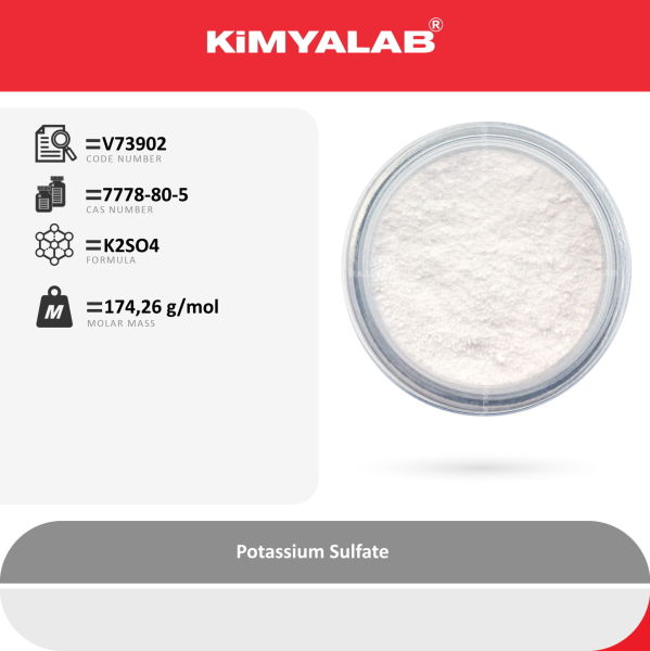 Kimyalab Potasyum Sülfat - Potassium Sulfate Powder - 5 Kg-HDPE Varil