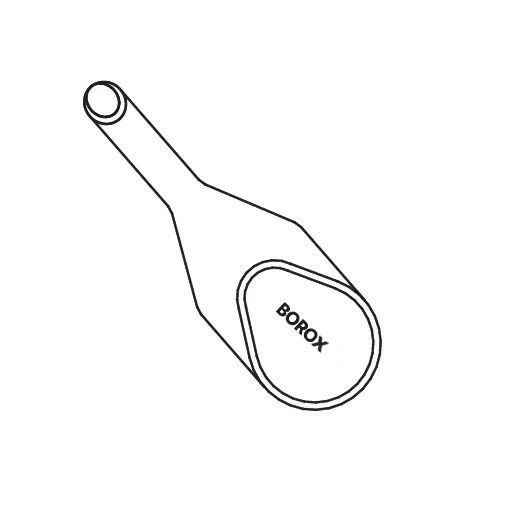 Borox Tartım Kaşığı 3 ml - Ölçüm Küreği - Cam Kürek - Tartı Kabı