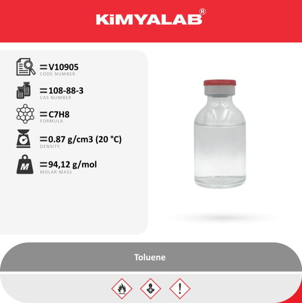 Kimyalab Toluen 500ml - Metil Benzen - Toluene