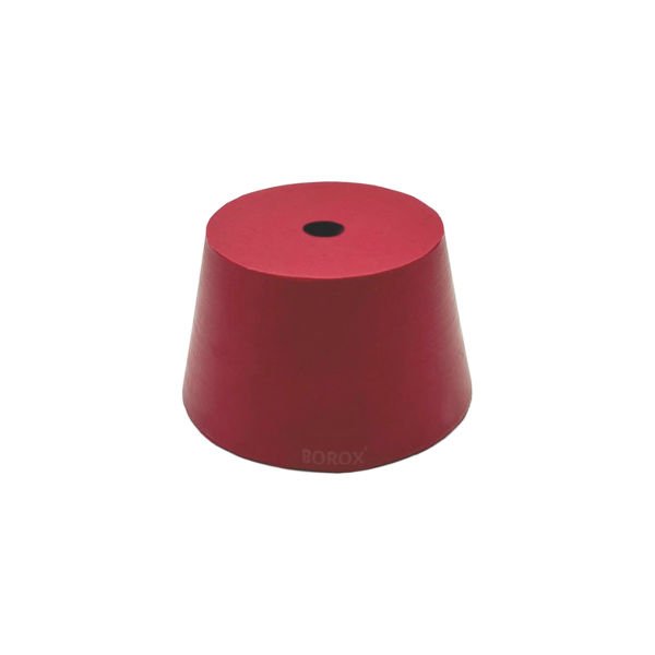 Borox Kauçuk Tıpa Delikli No 18 - 48x53,5x33,5mm - 5Adet