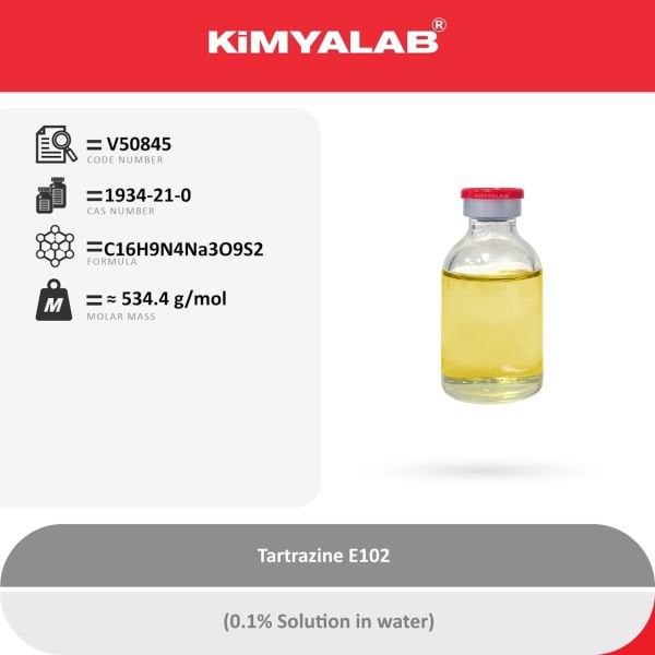 Kimyalab Sarı Toz Gıda Boyası E102 500gr - Tartrazine Dye Powder - Toz Renklendirici