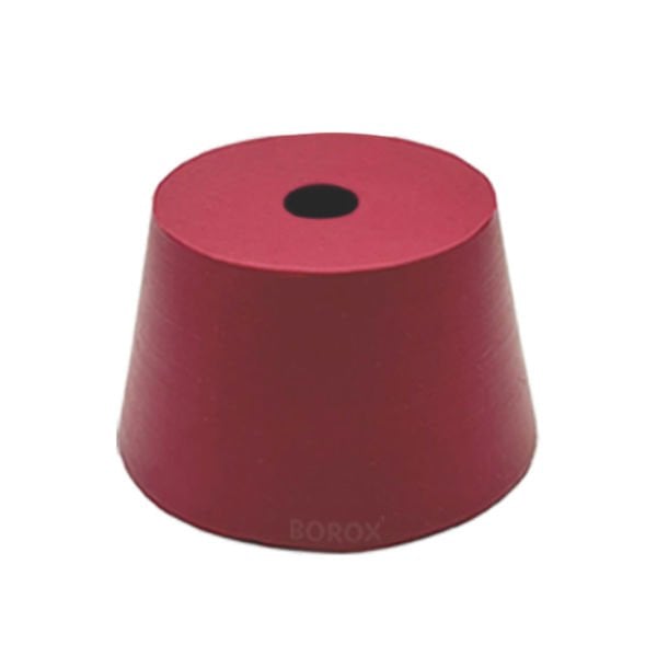 Borox Kauçuk Tıpa Delikli No 22 - 50x65x41mm NS 55/44 - 5Adet