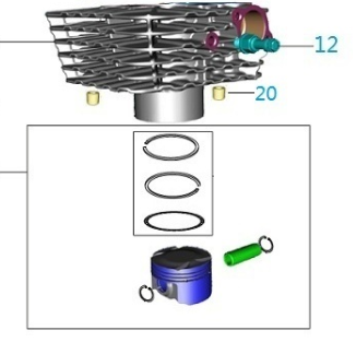 PULSAR 150NS SİLİNDİR+PİSTON+SEGMAN TAKIMI