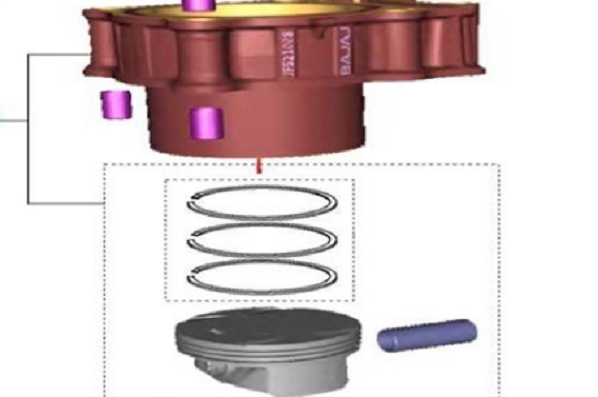 DOMİNAR 400 SİLİNDİR+PİSTON+SEGMAN TAKIMI