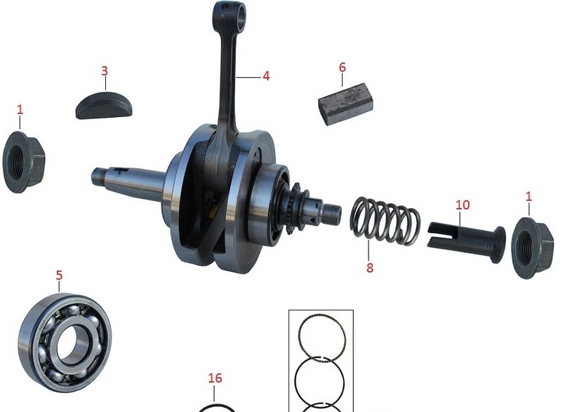 BOXER150 KRANK VE PİSTON AKSAMI (lütfen resmi tıklayın)