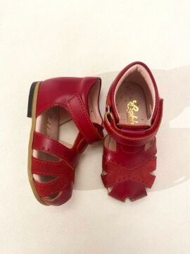 Kırmızı Kız Çocuk Sandalet