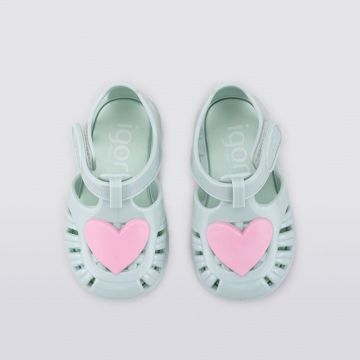 Igor  Tobby Gloss Love- Mint Yazlık Çocuk Sandalet