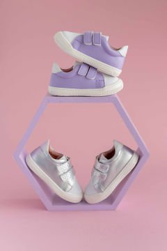 Toy-Gümüş Kız Çocuk İlk Adım Spor Ayakkabı