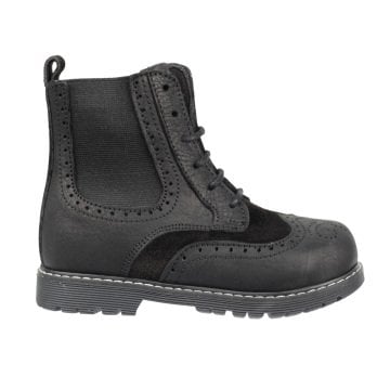 Black Leather Boots Children