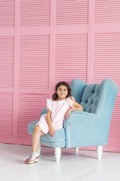Lila Velcro Sandals for Girls